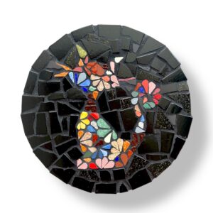 Dessous de plat - chat - fait main en mosaïque