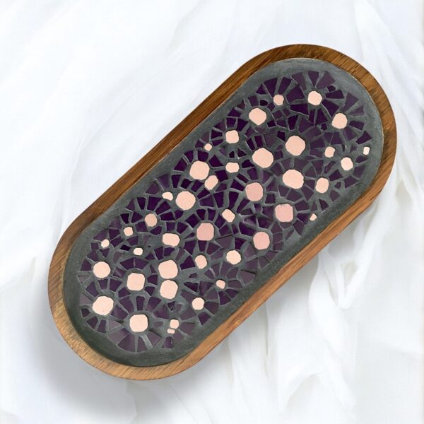 Vide poche - porte savon - artisanal en mosaïque