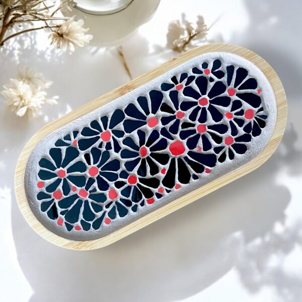 Vide poche - fleurs noires – Image 2