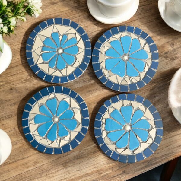 Dessous de verre -turquoise – Image 2