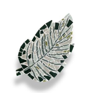 dessous de plat en forme de feuille